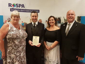 Barchester Healthcare is celebrating after receiving a prestigious award from the Royal Society for the Prevention of Accidents (RoSPA) for their contribution to occupational health and safety in the healthcare sector.